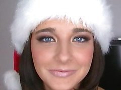 Taylor is Santa's little helper and is here to assist us launch the holiday season in style. I have a pair big surprises for her. In this feature, that sweetheart acquires double the rod and double the cum, discharged all over her marvelous little face. Yeah, thats
